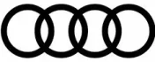 New Audi logo: The brand trademark, the four rings.